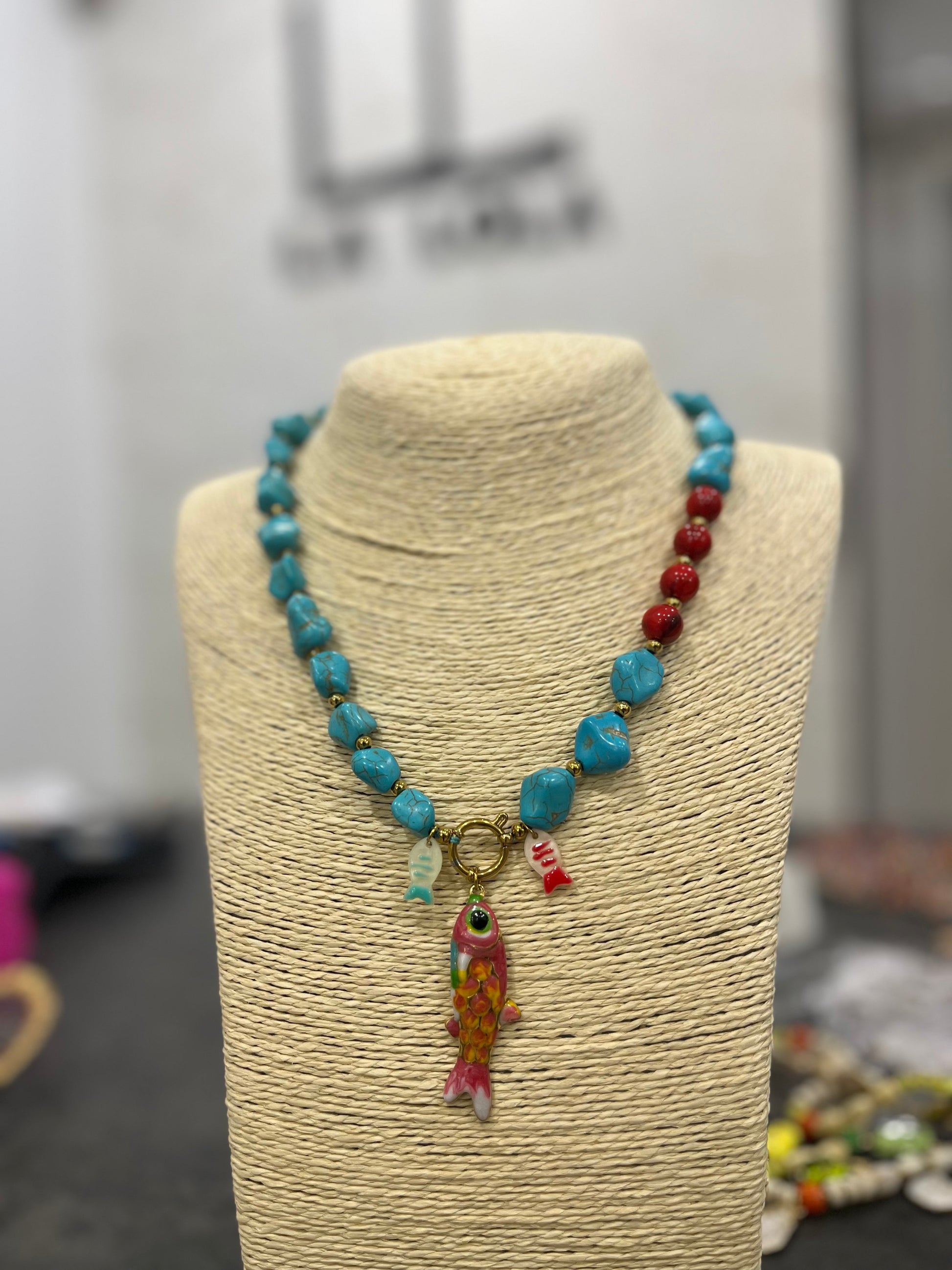 COLLAR TURQUESAS
