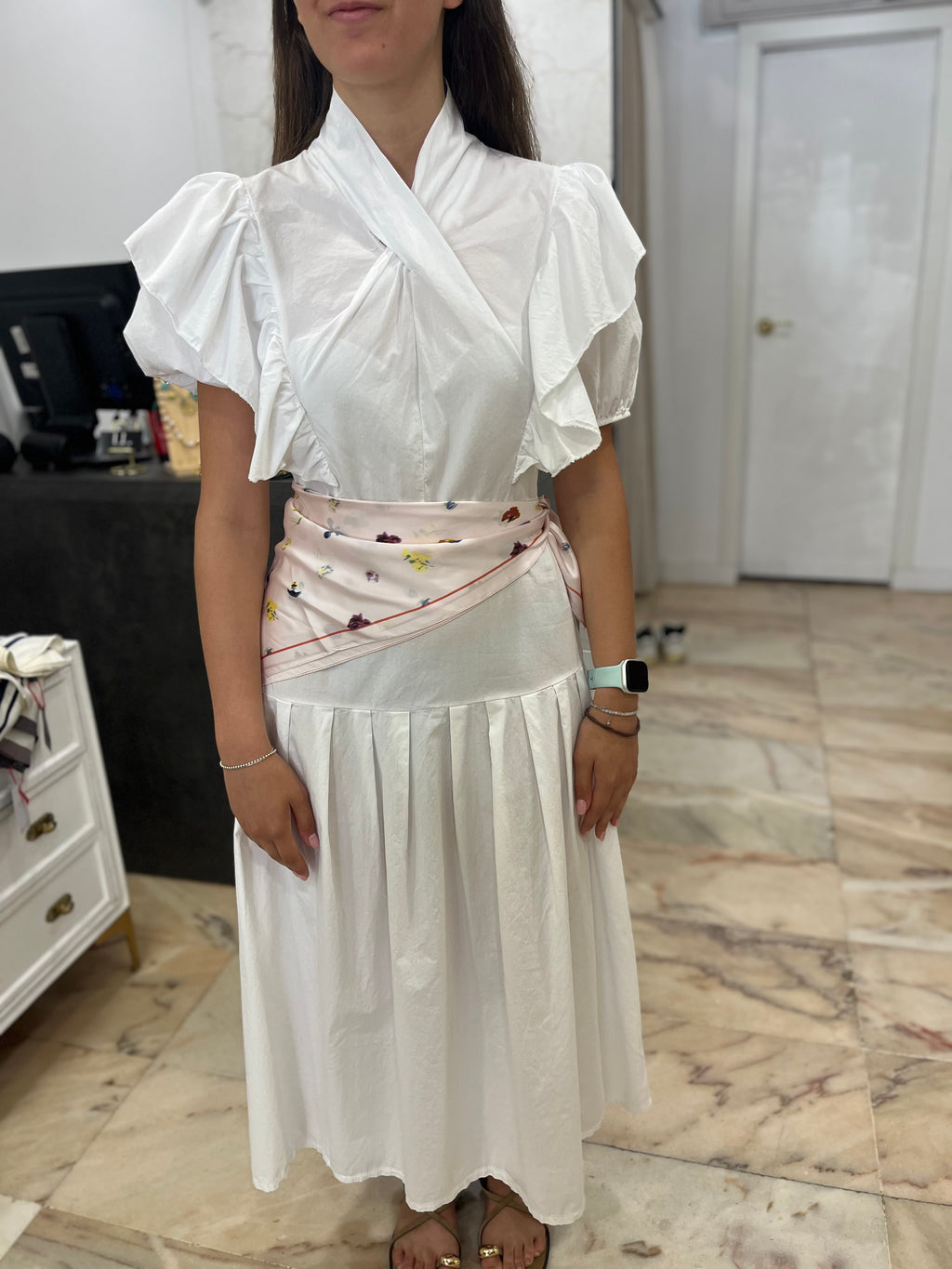 Vestido volantes