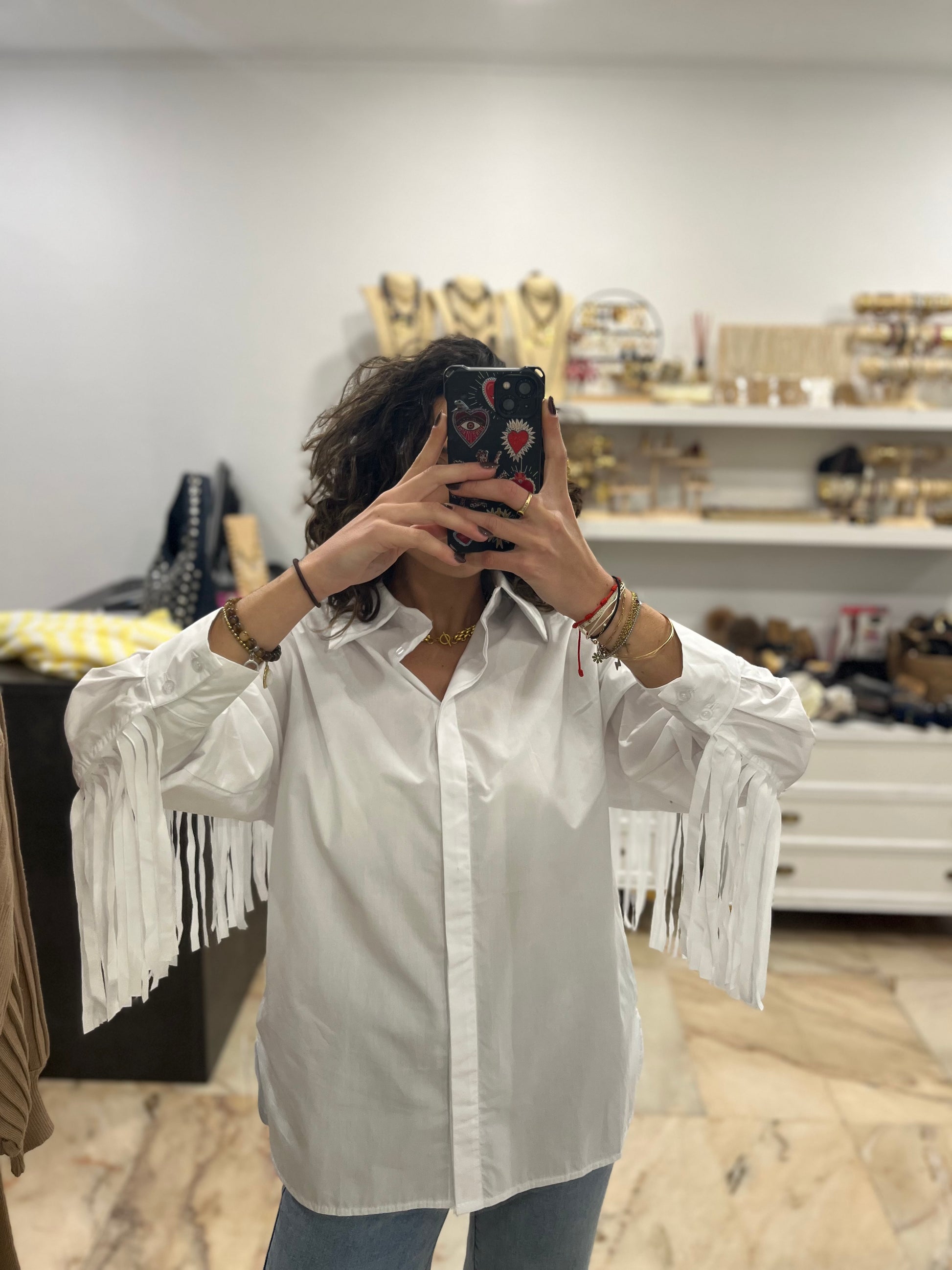 Camisa flecos