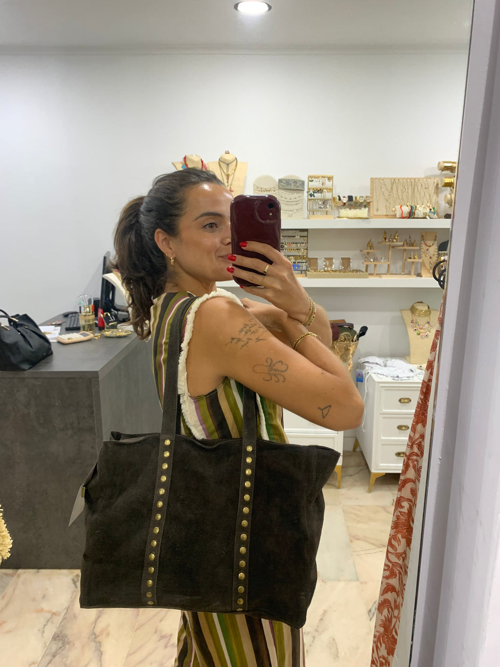 BOLSO TOTE PIEL