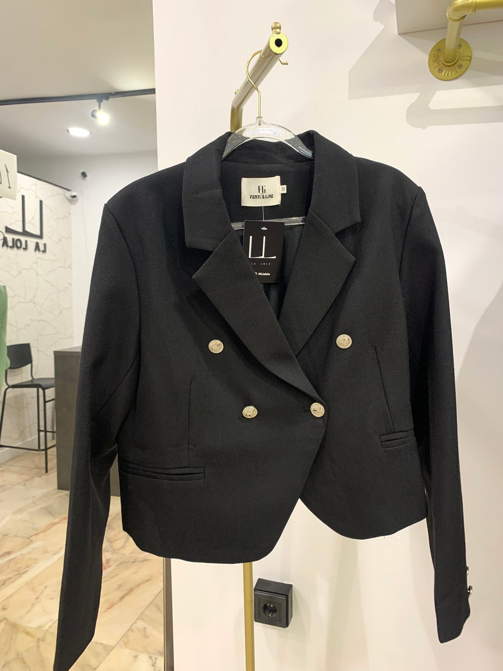 Americana corta traje