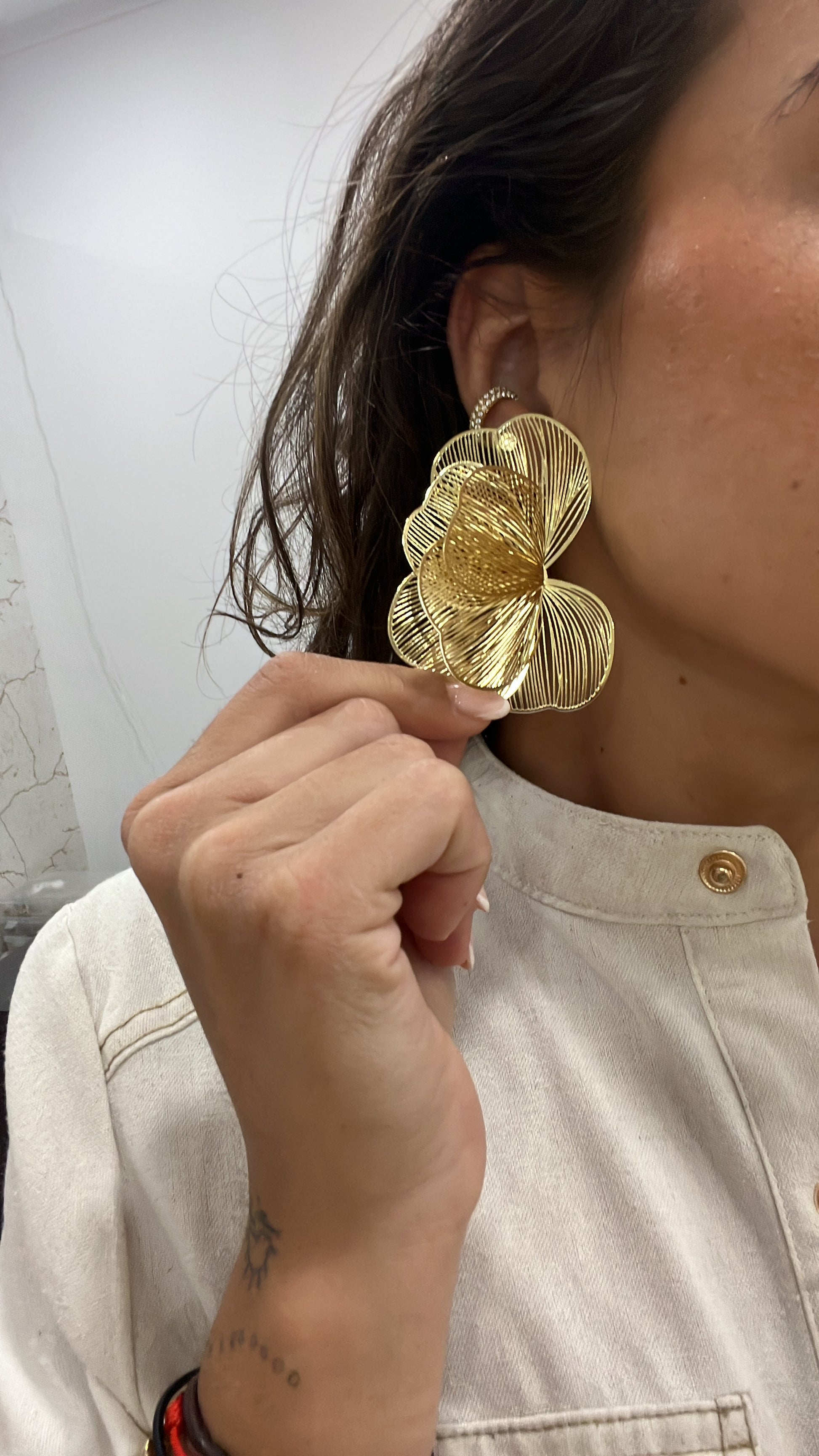 PENDIENTES FLOR