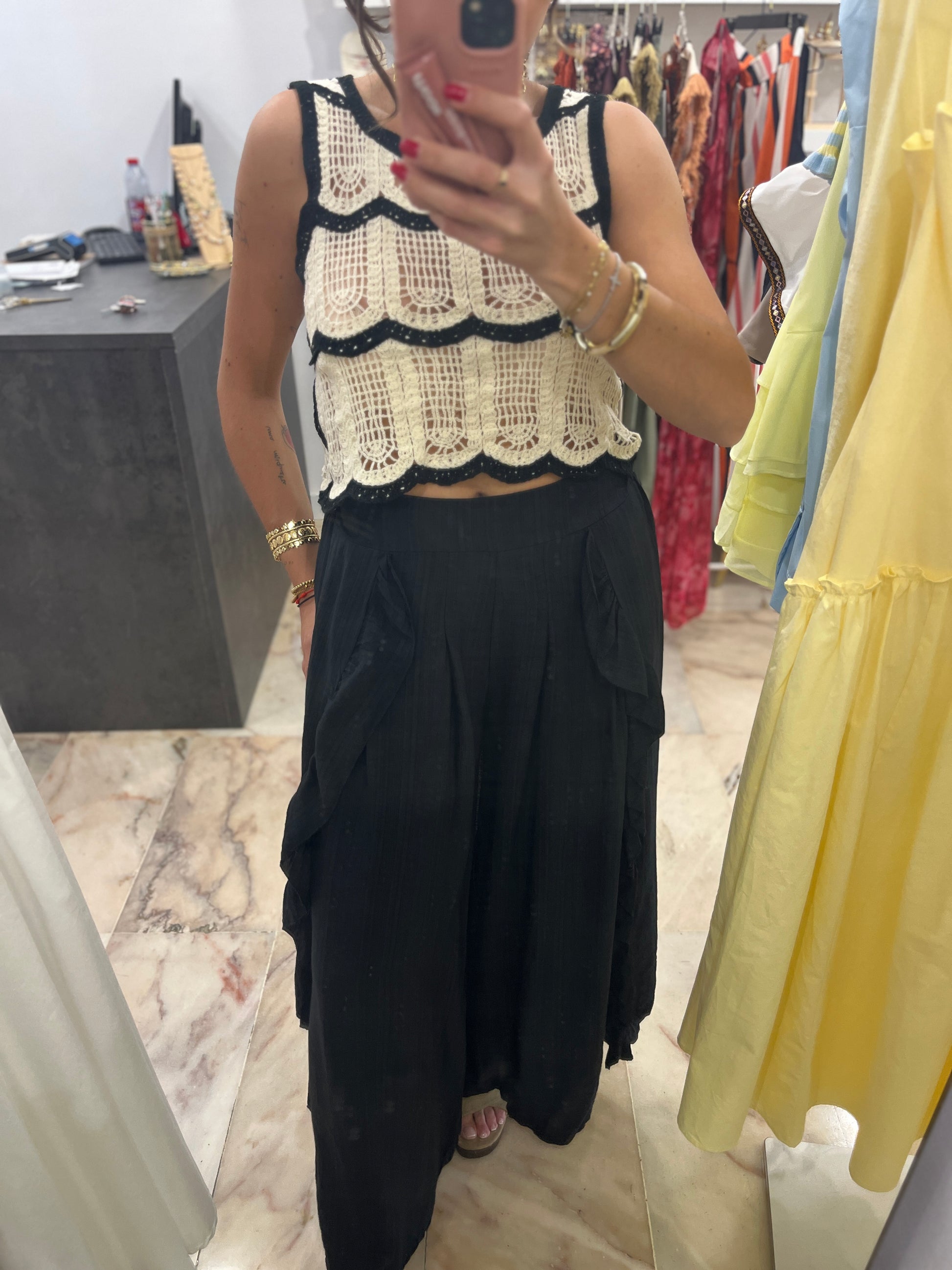 FALDA/PANTALON VOLANTE
