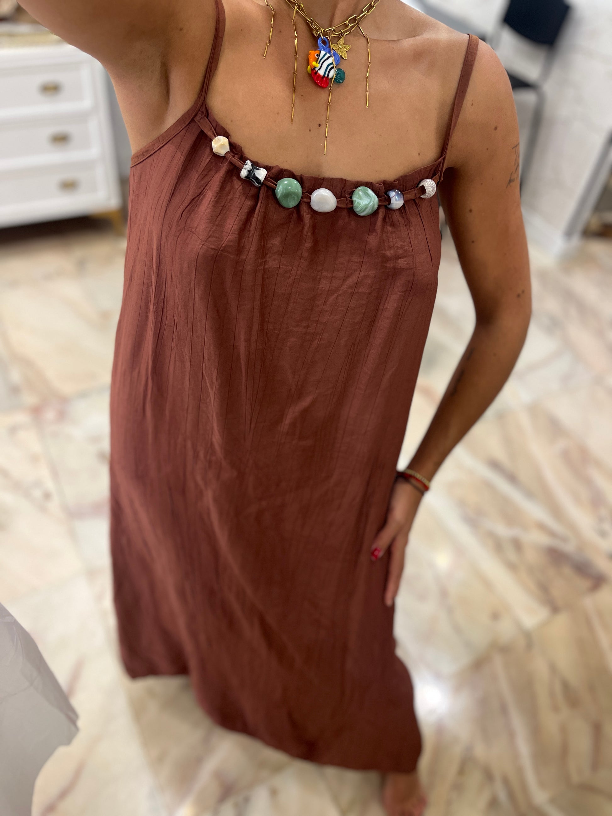 VESTIDO CUENTAS