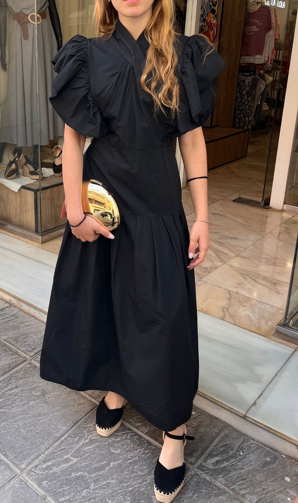 Vestido volantes