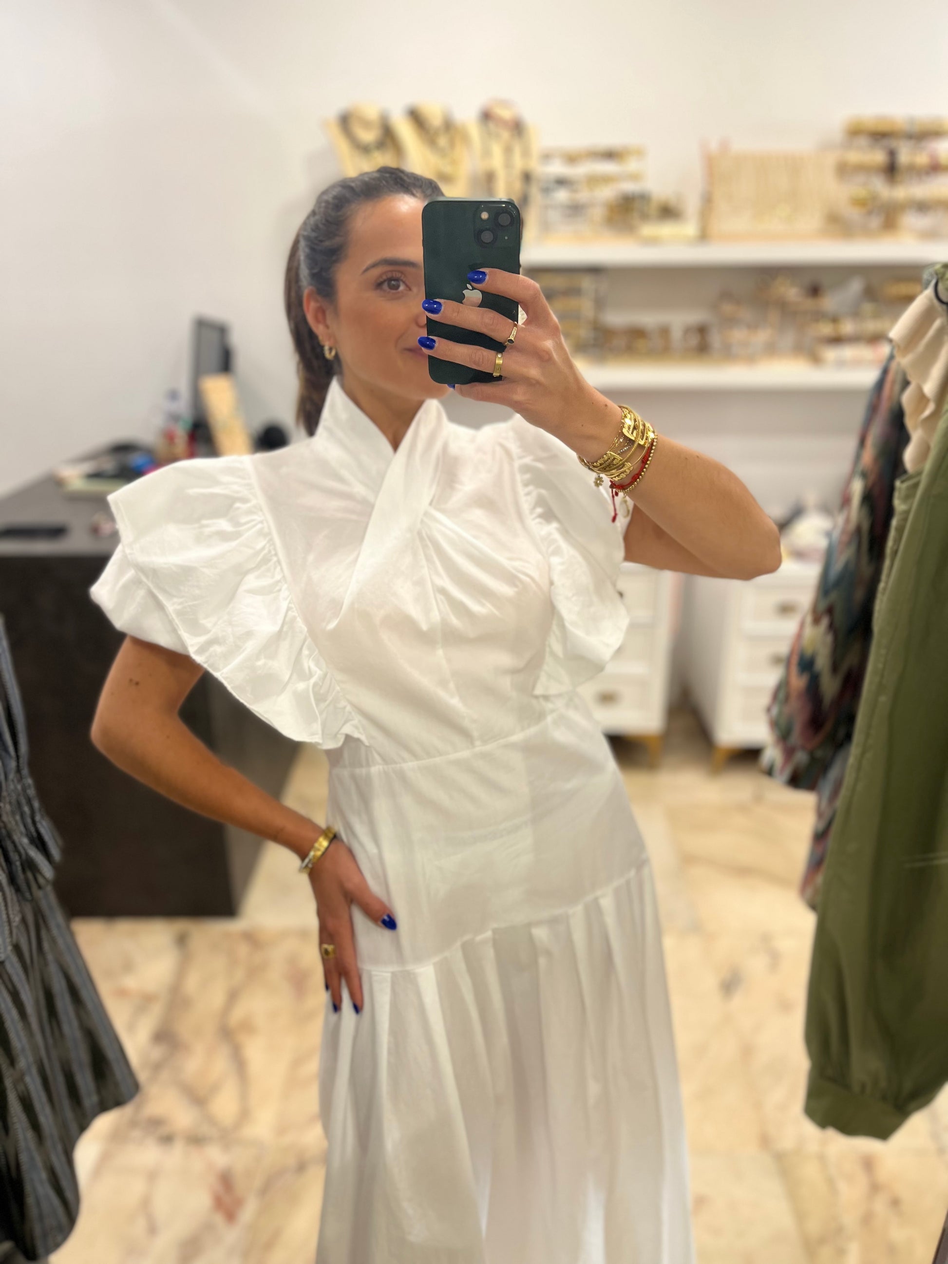 Vestido volantes