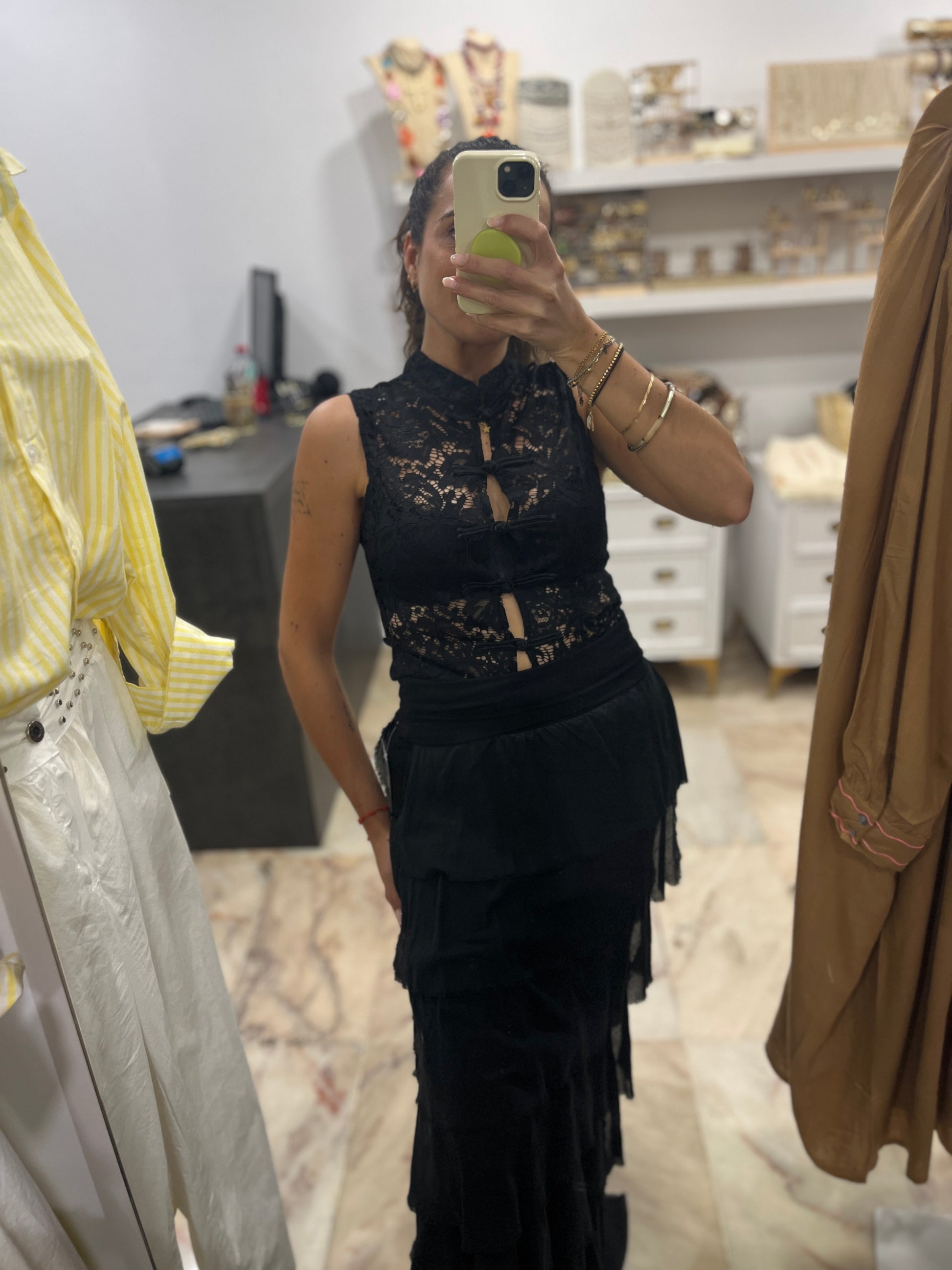 Top encaje