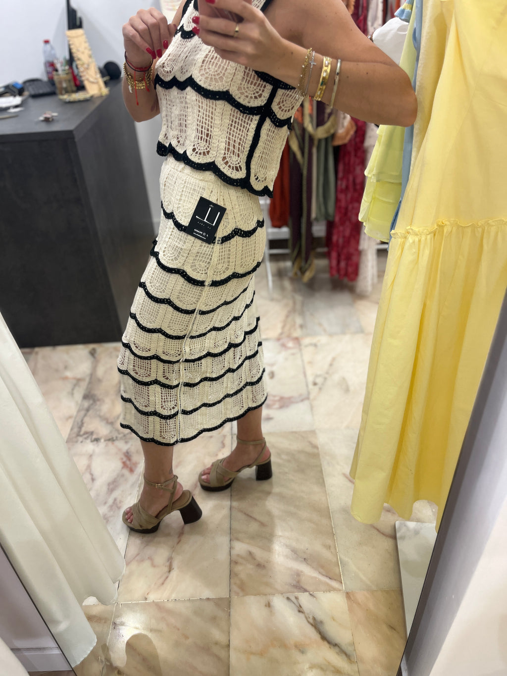 FALDA CROCHET