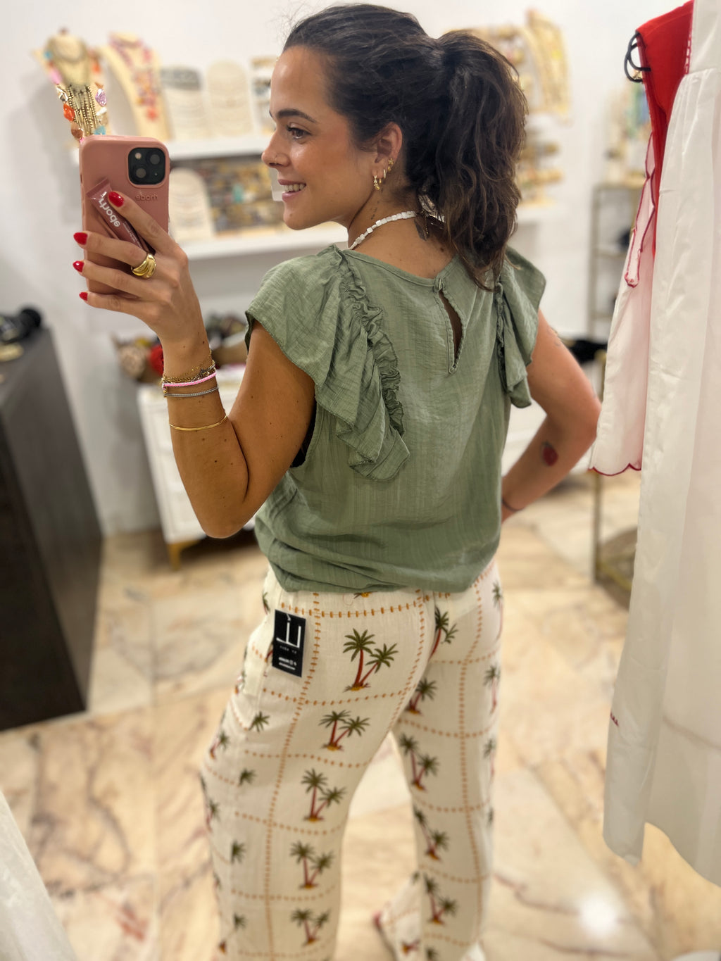 Blusa volantes