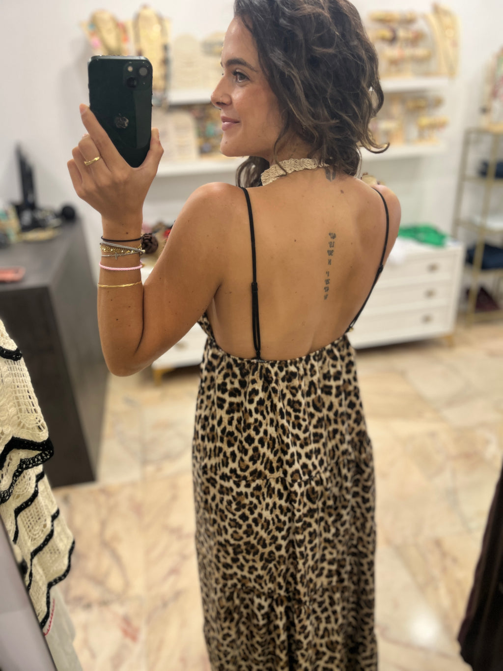 Vestido animal print