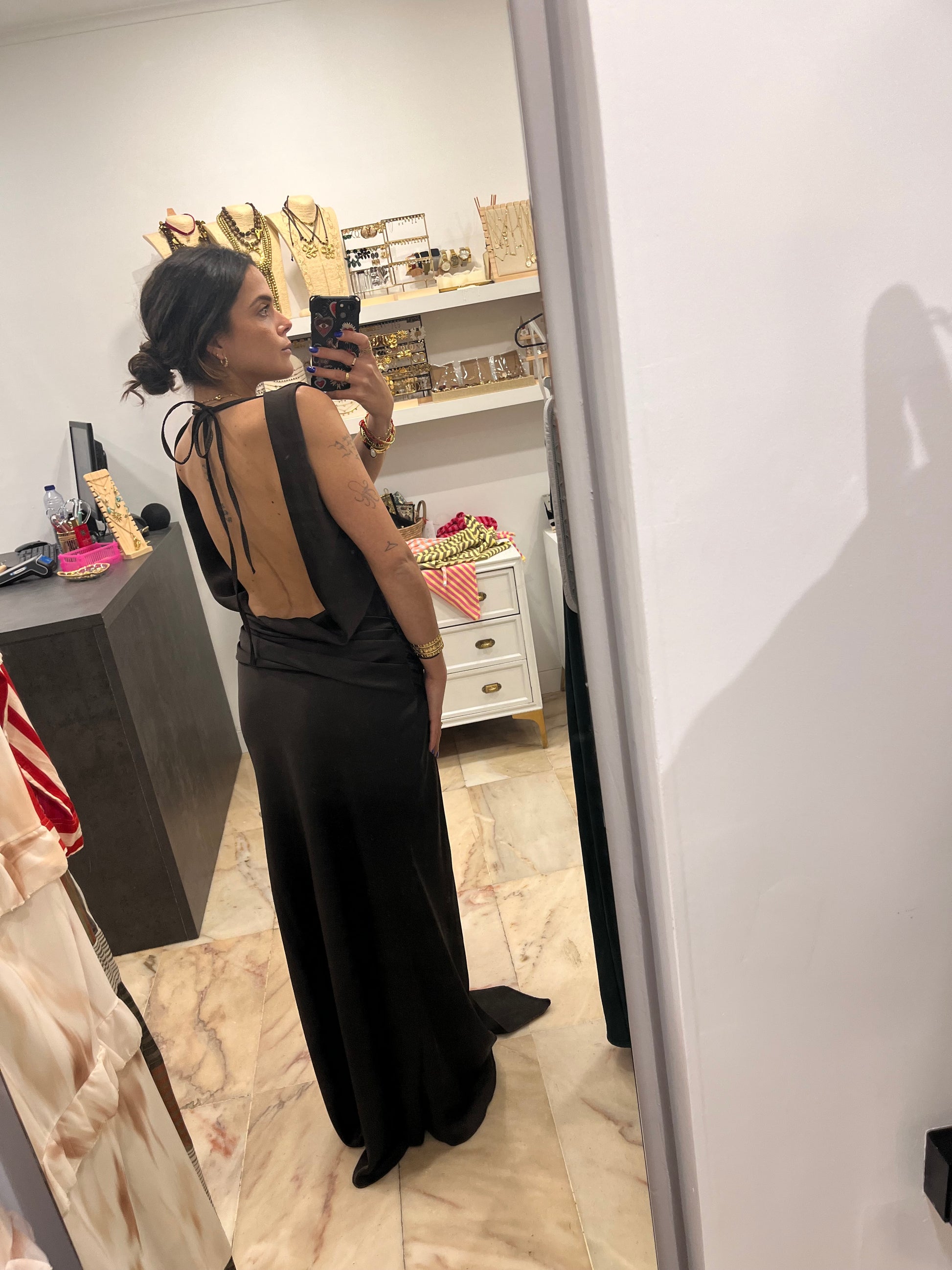 VESTIDO SATEN
