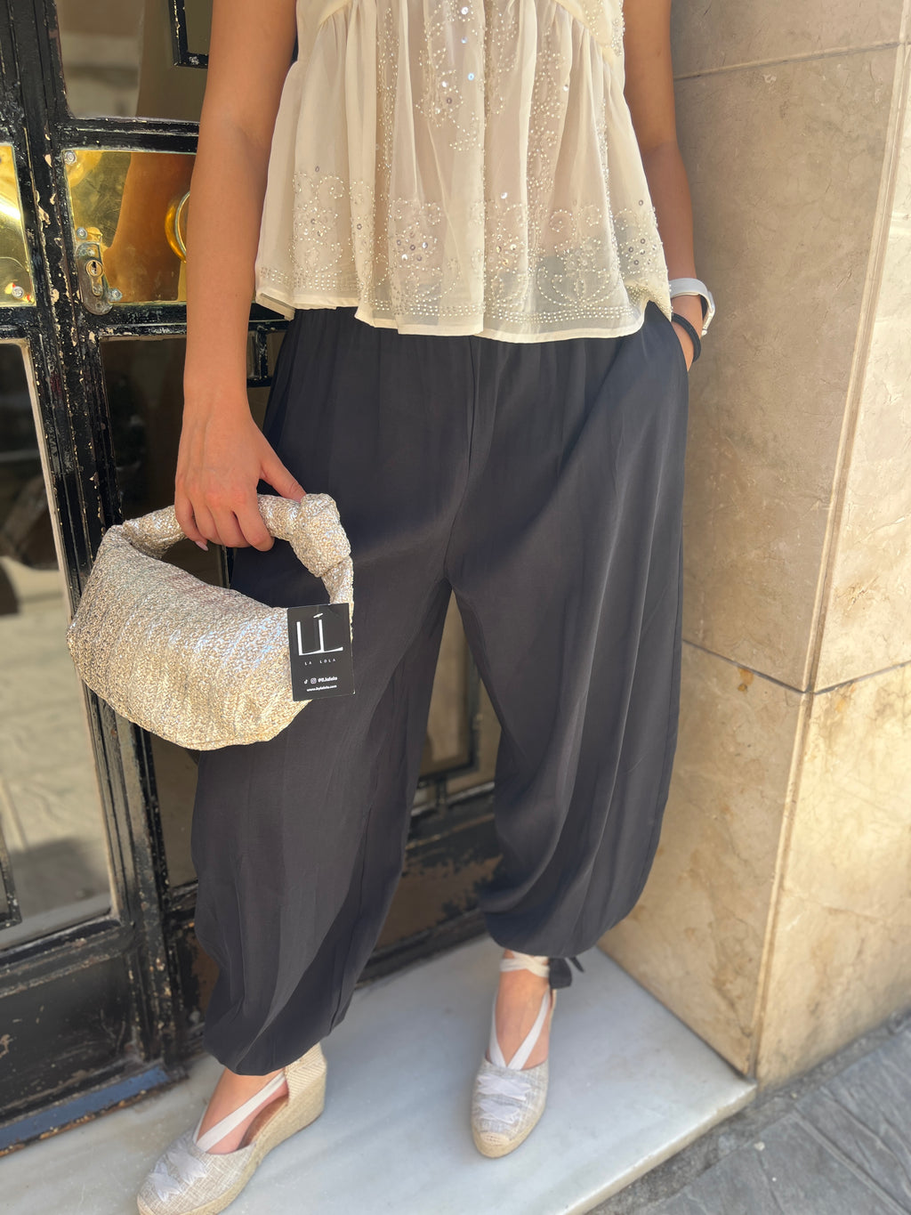 Pantalón lazo