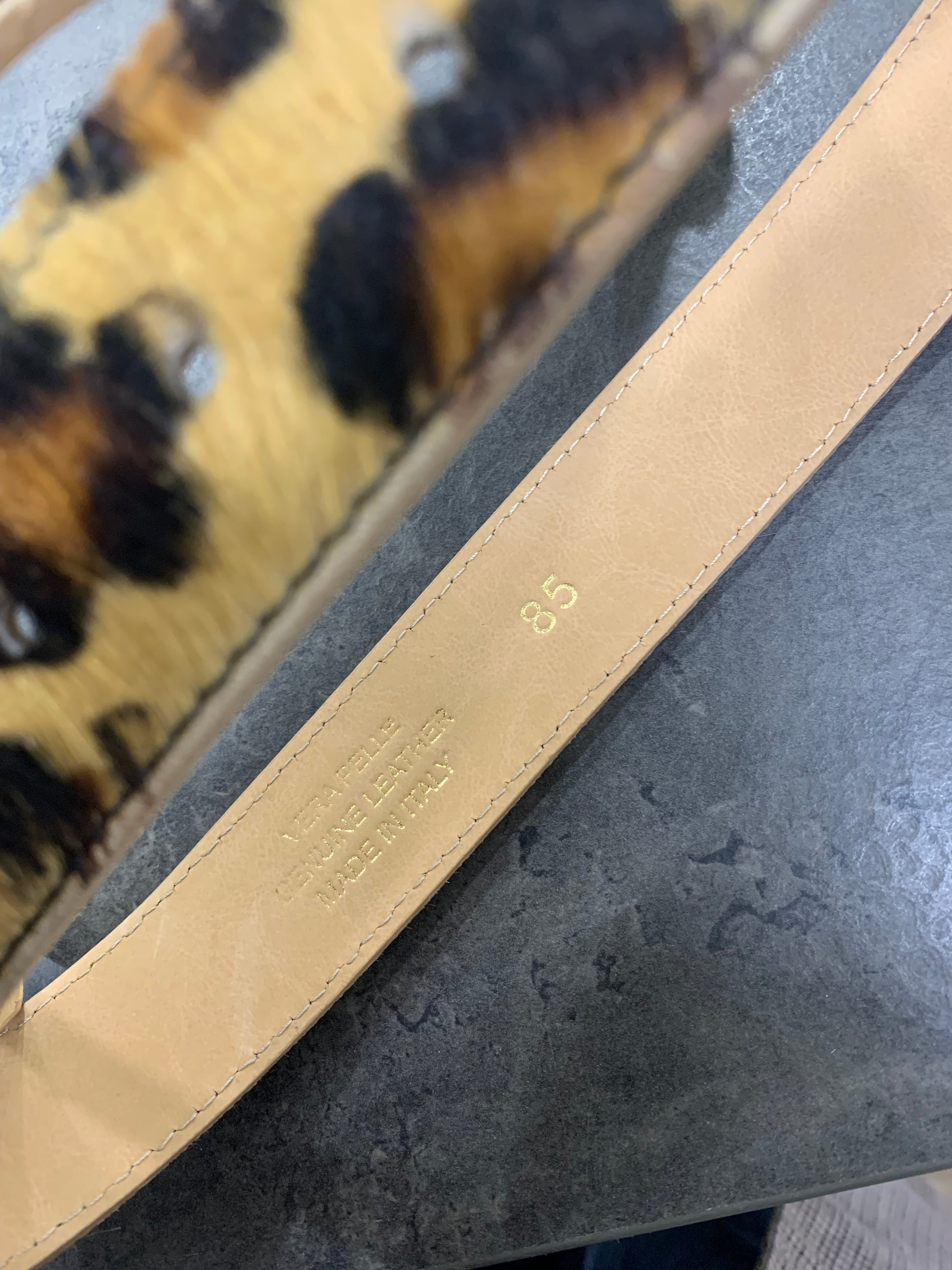 CINTURON ANIMAL PRINT