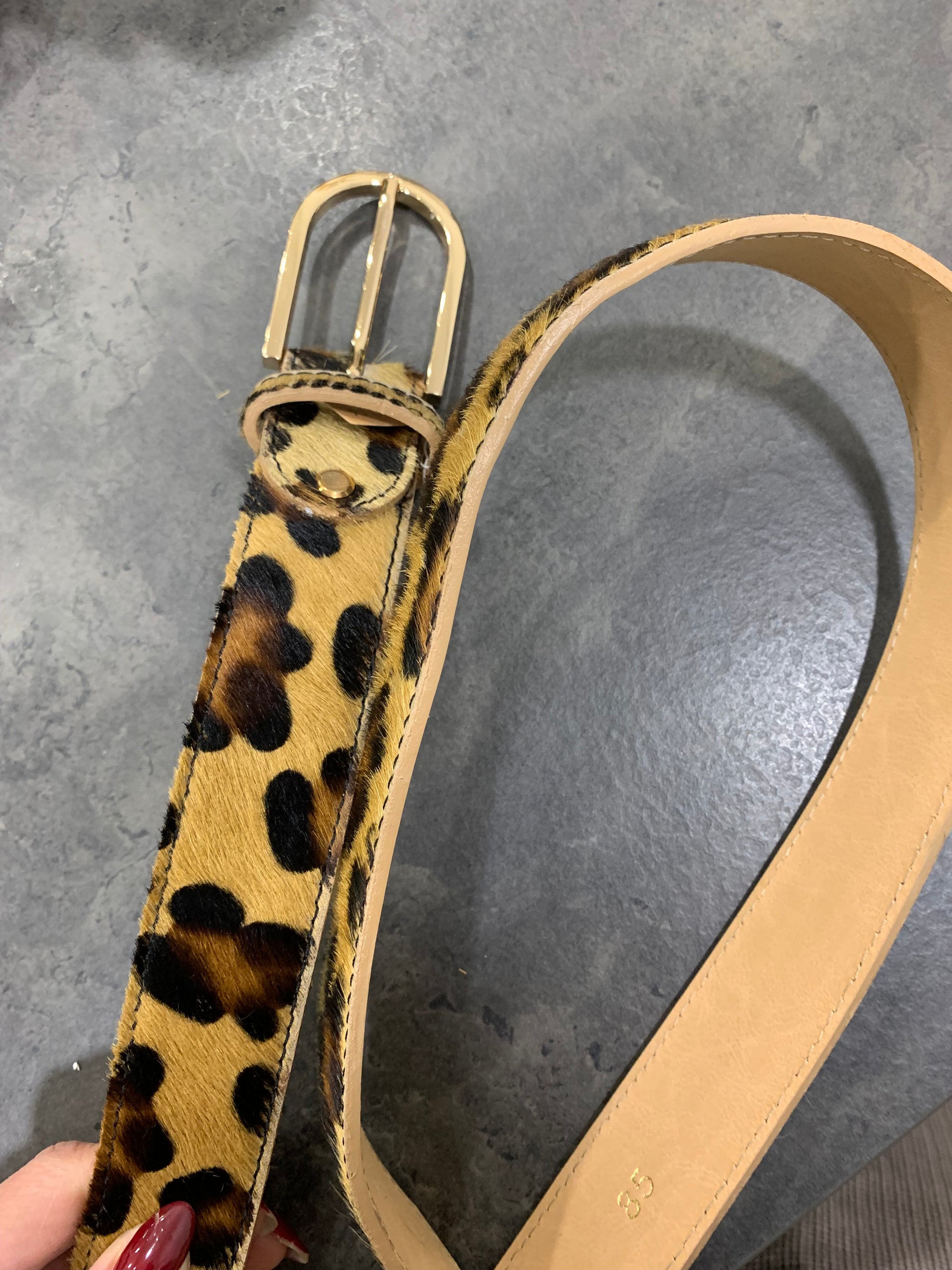 CINTURON ANIMAL PRINT
