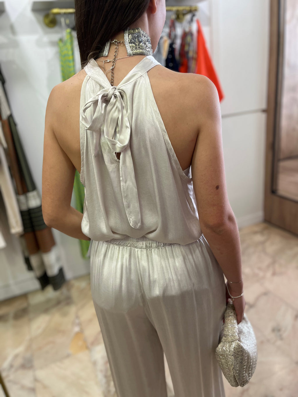 Pantalón satinado