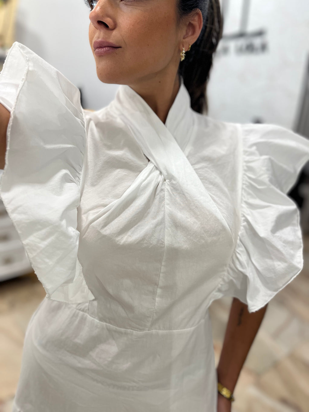 Vestido volantes