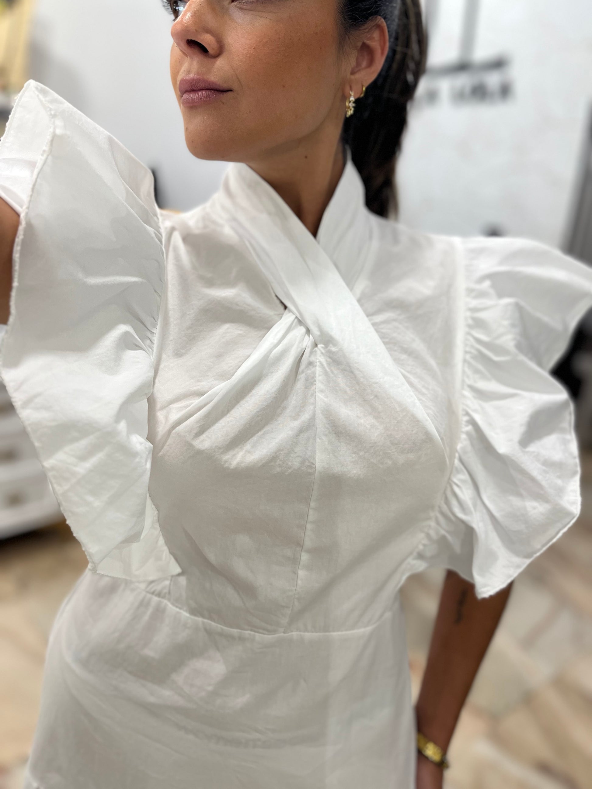 Vestido volantes