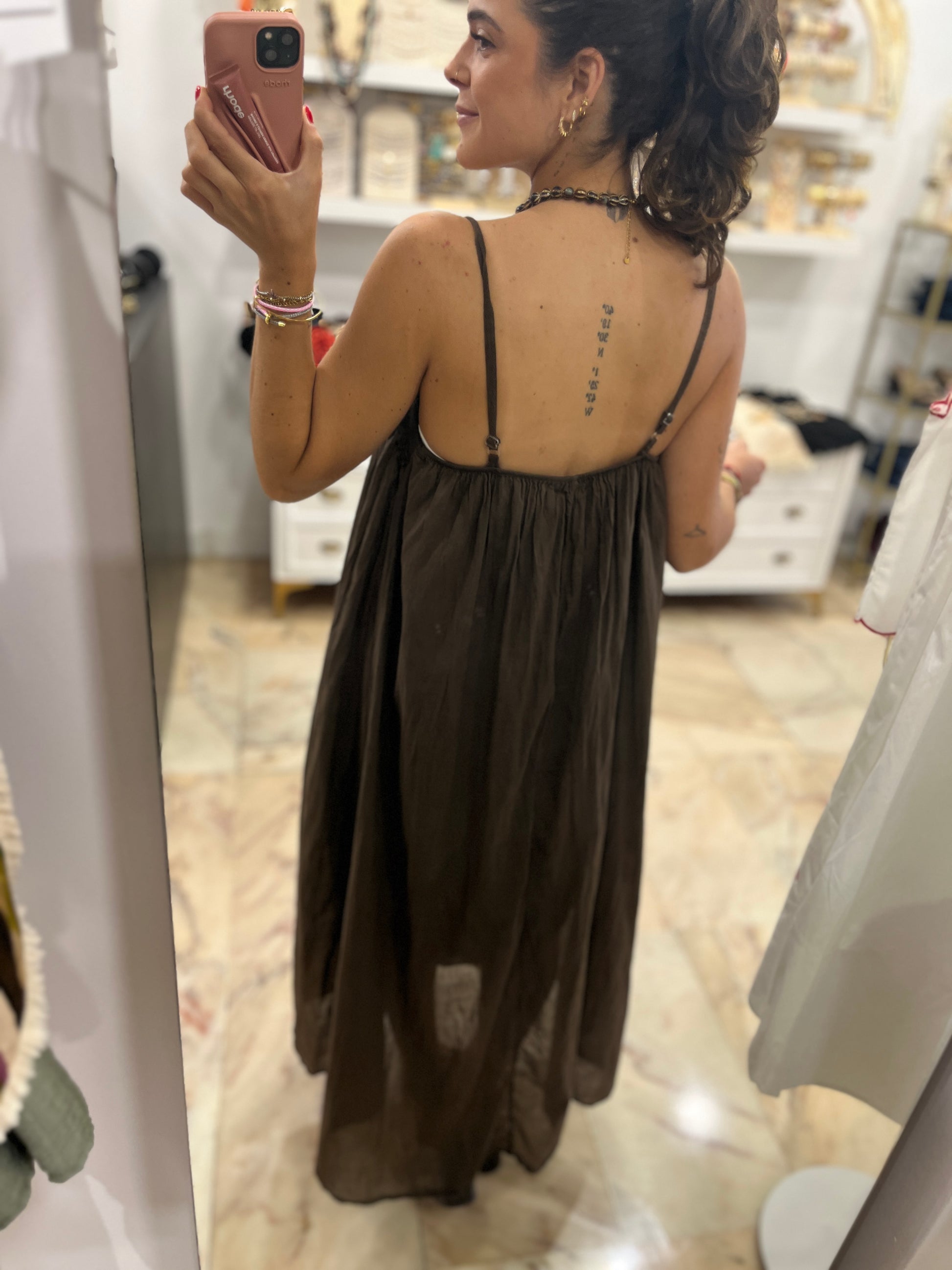 VESTIDO CHOCOLATE