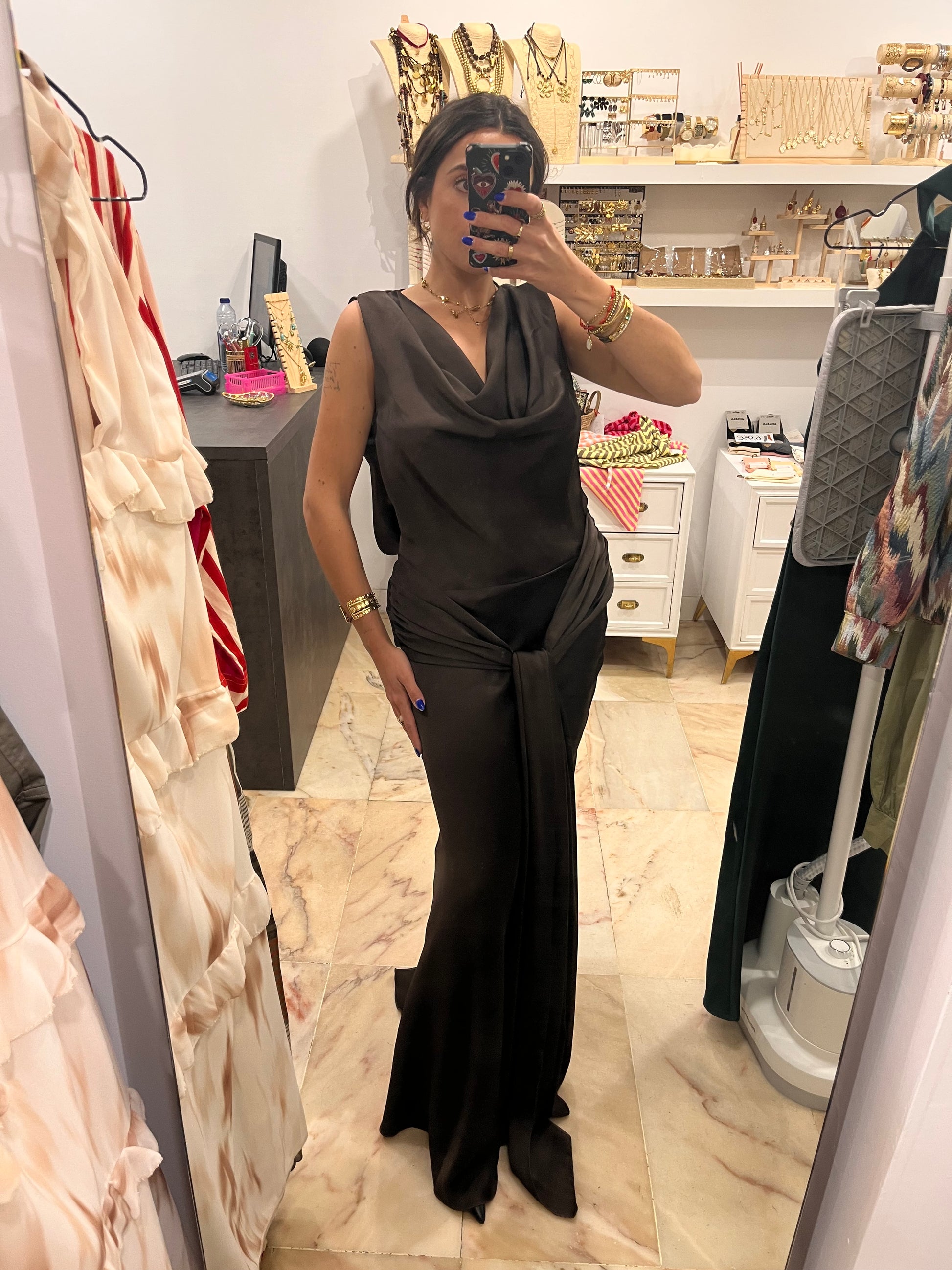 VESTIDO SATEN