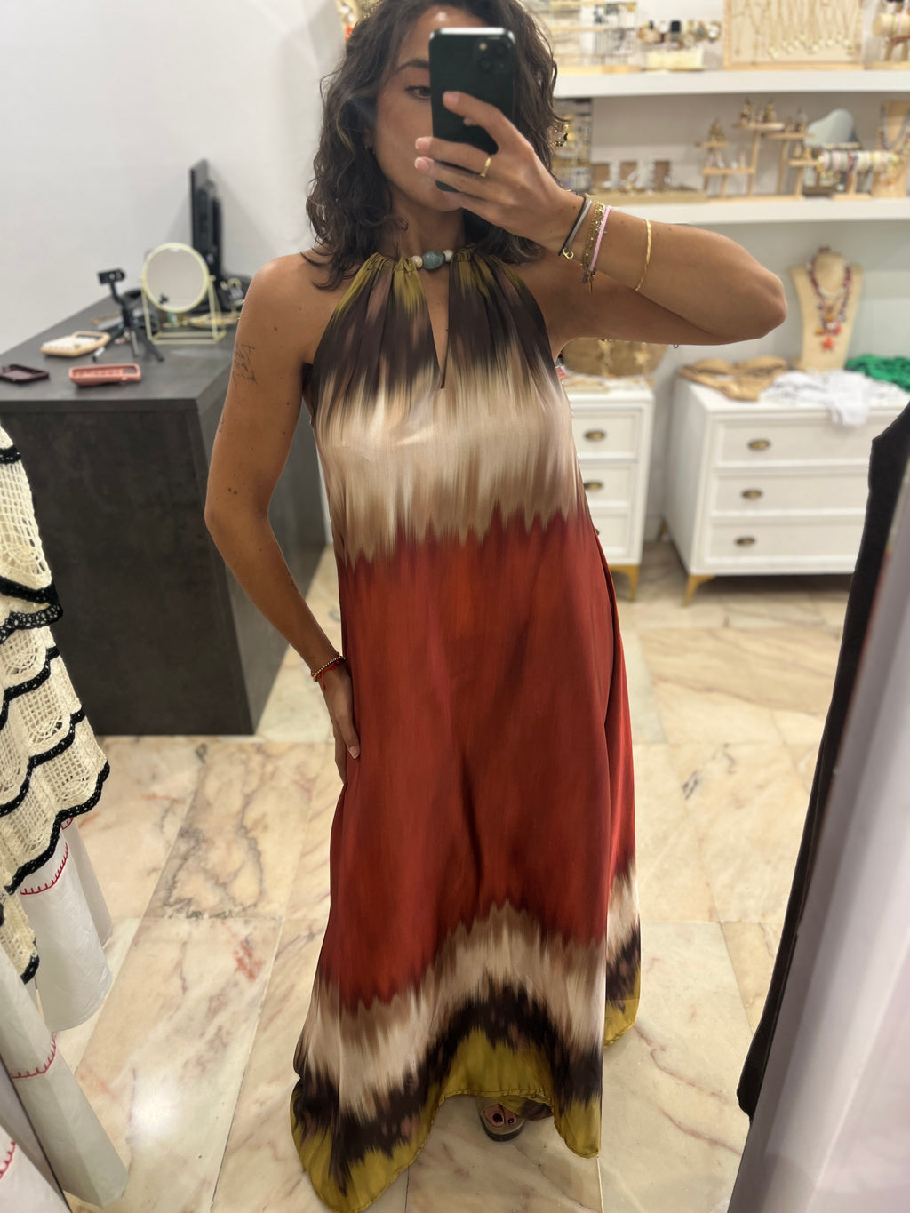 Vestido bicolor