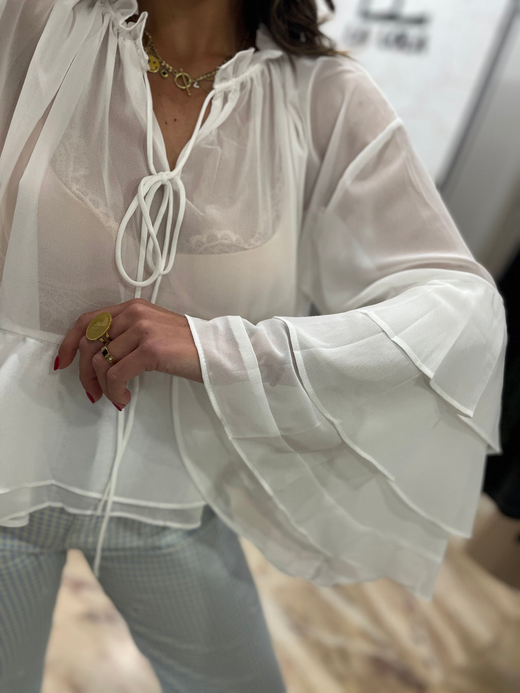 BLUSA VOLANTES