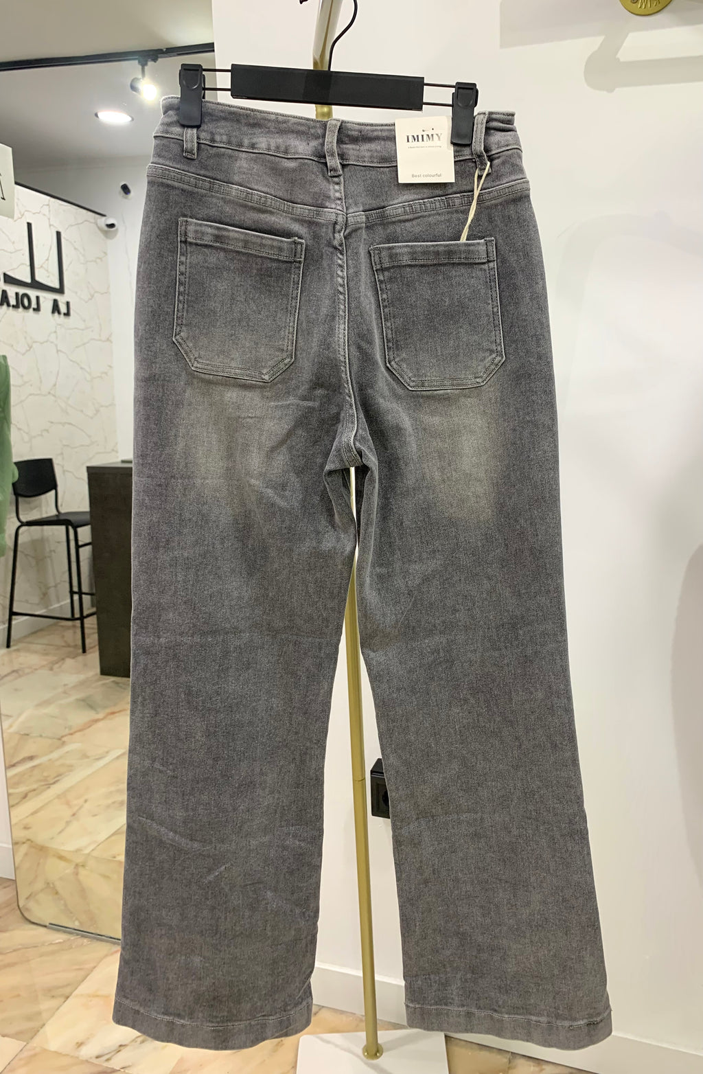 Tejano Gris Bolsillo