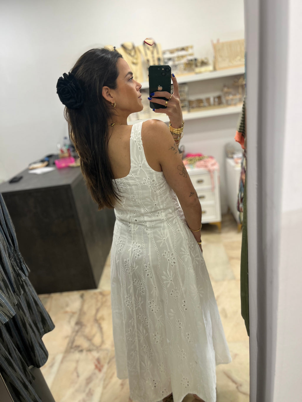 VESTIDO BROCADO