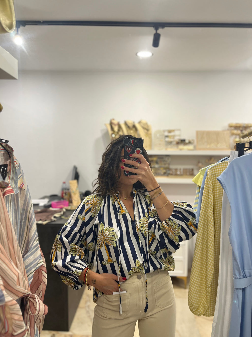 BLUSA PALMERAS