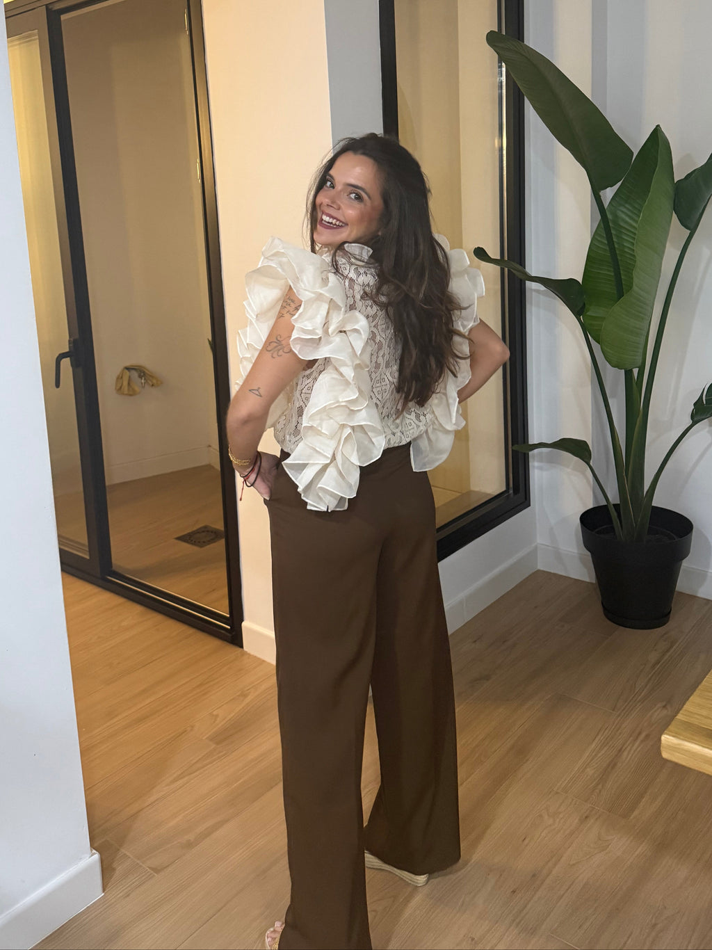 Blusa volante