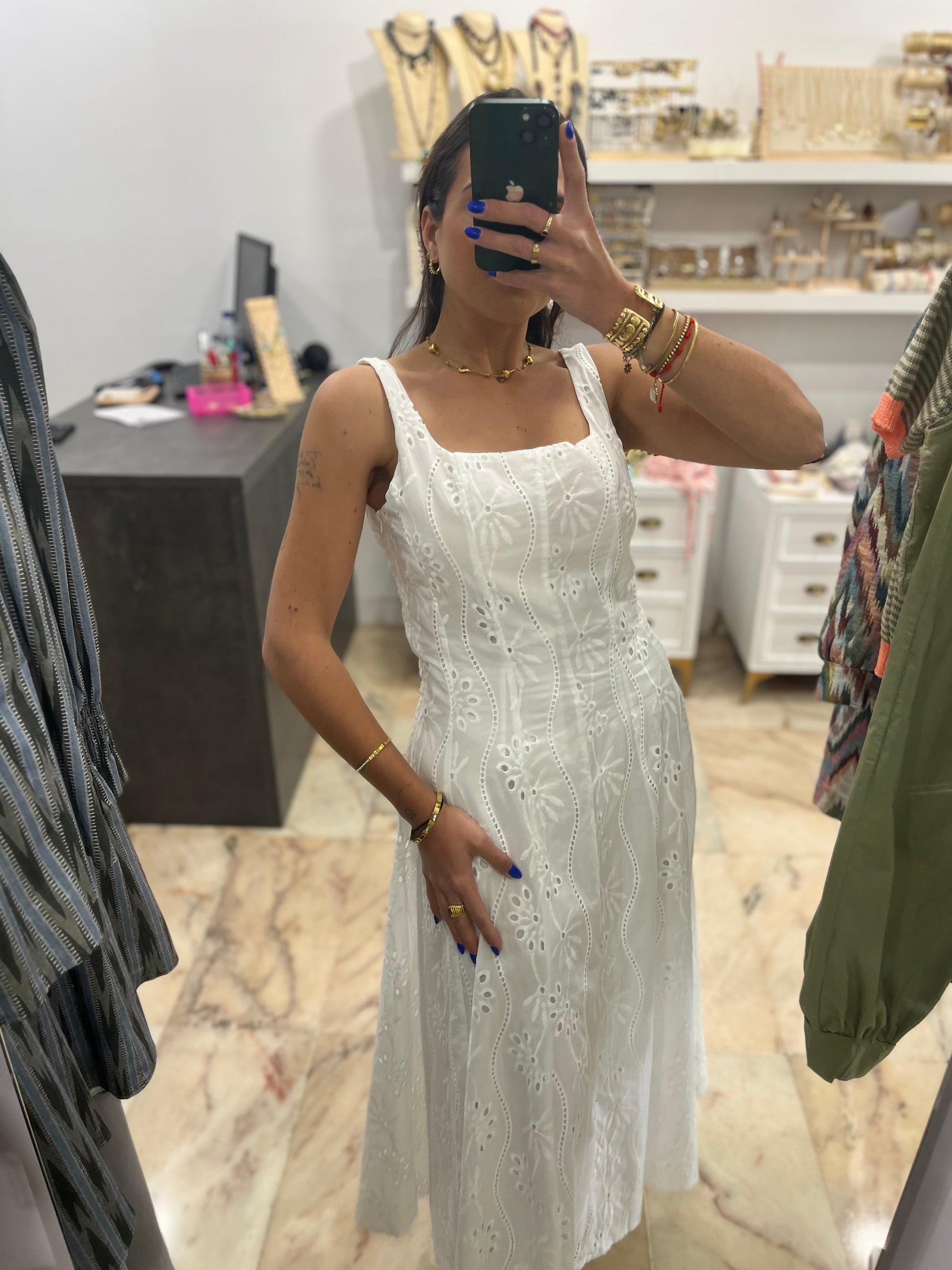 VESTIDO BROCADO