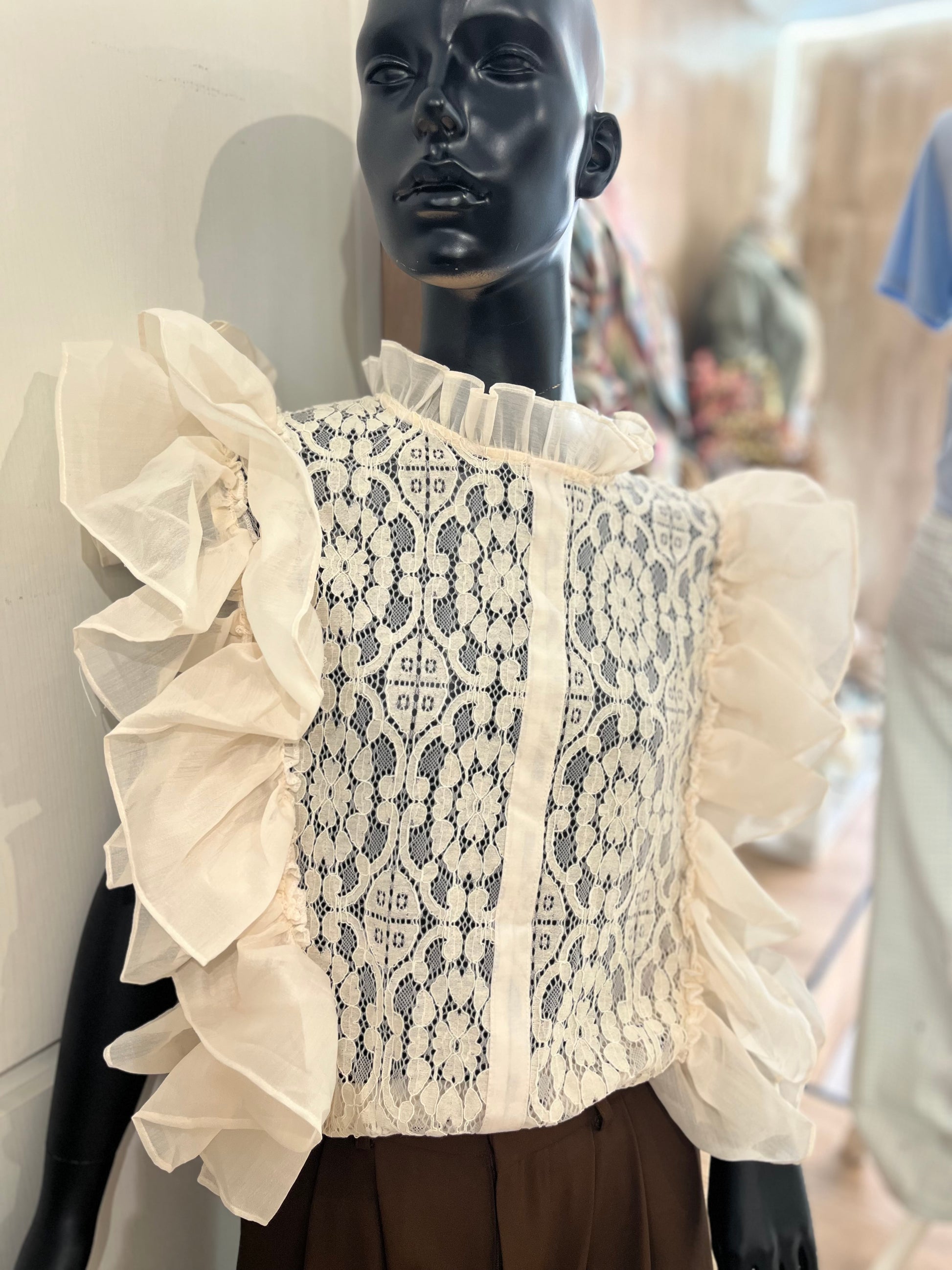 BLUSA ENCAJE