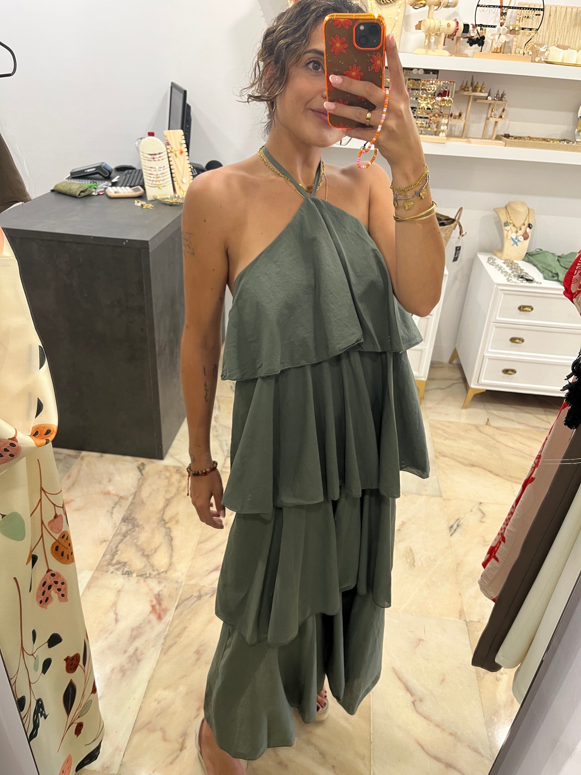 VESTIDO VOLANTES