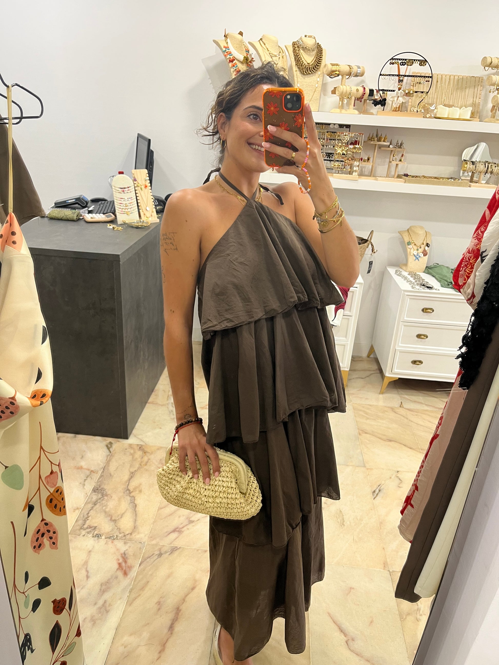 VESTIDO VOLANTES